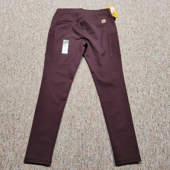 Carhartt Force Pants Women Medium Fitted Lightweight Utility Legging Flex Rugged - Picture 13 of 16